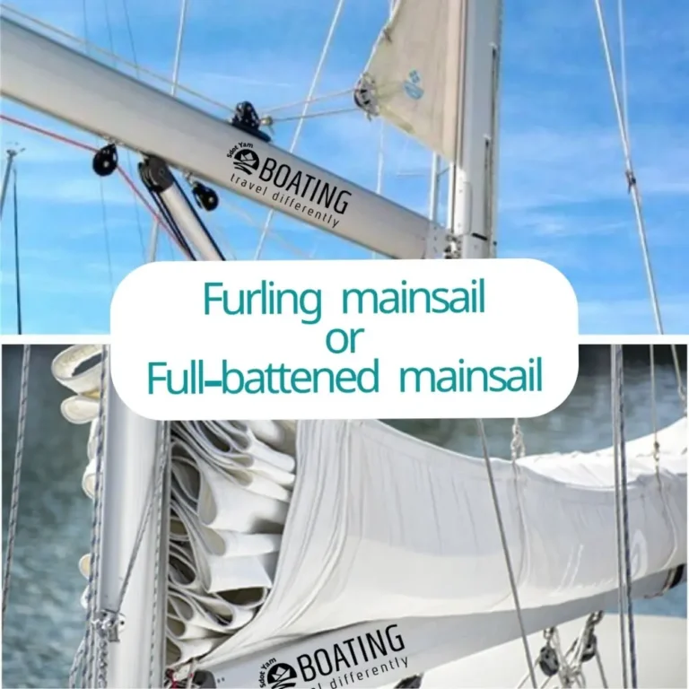ההבדלים בין מפרש ראשי רגיל למתגלגל conventional or furling mainsails